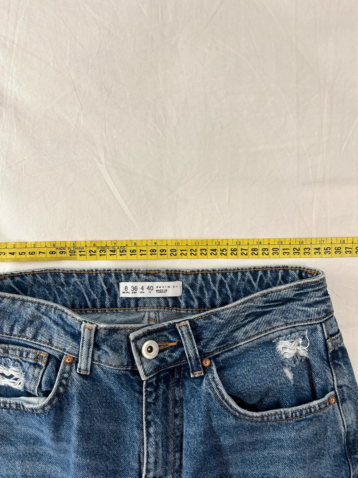 Jeans rasgados de cintura alta vintage Denim Co – photo 6